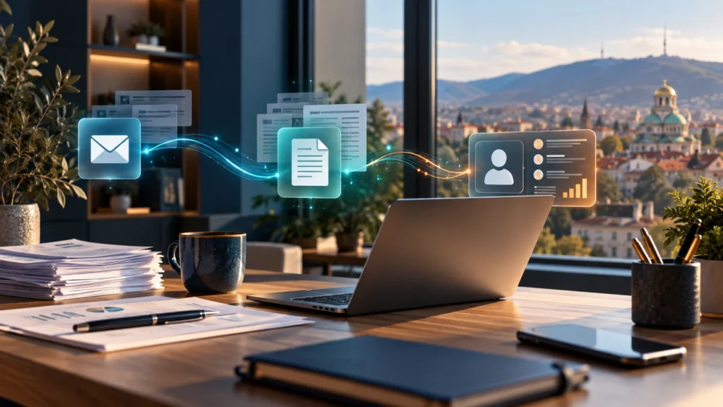 AI интеграция със SwiftBGAI: поща, документи и CRM в бизнес офис